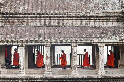 暹粒半日游：吴哥窟黄金时刻和普瑞鲁寺日落暹粒半日游：吴哥窟黄金时段和普瑞鲁日落