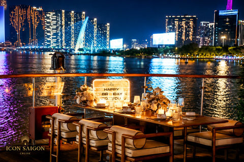 Ho Chi Minh City: Saigon River Dinner & Night Cruise Dinner On Cruise Without Hotel Transfer