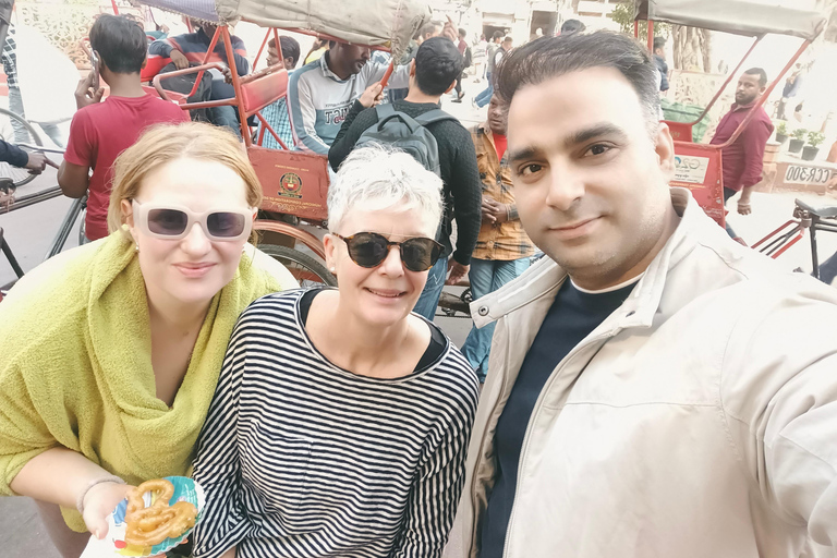 Delhi: Old Delhi Heritage Walk and Food Tour Old Delhi Walking Food tour with Pick up and drop by car