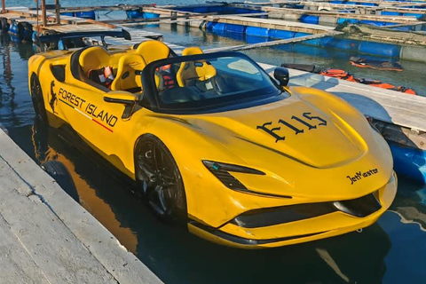 Penang: Forest Island Jet Car Tour with Dinner & Activities