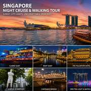 Singapore Skyline Sunset Cruise with Guided Night Walk Singapore Skyline Sunset Cruise with Guided Night Walk