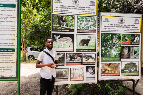 Visite guidée de Nakupenda, de l&#039;île-prison et de la forêt de Jozani