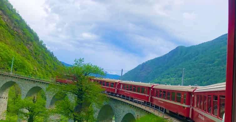 From Milan: Bernina Red Train to St Moritz Guided Tour photo 8