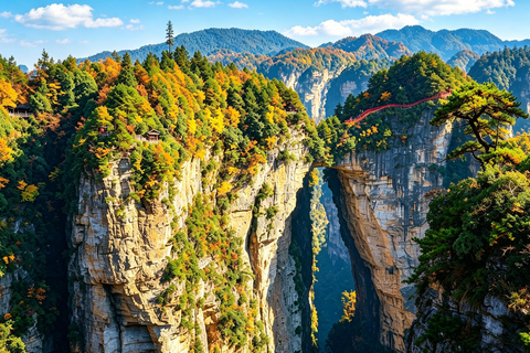 From Zhangjiajie: 2-Day Tour Hotel Pickup & Entry Tickets Night Tour Furong Ancient Town Self-guided