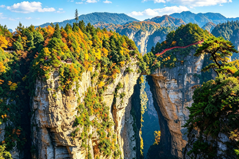 From Zhangjiajie: 2-Day Tour Hotel Pickup & Entry Tickets Night Tour Furong Ancient Town Self-guided