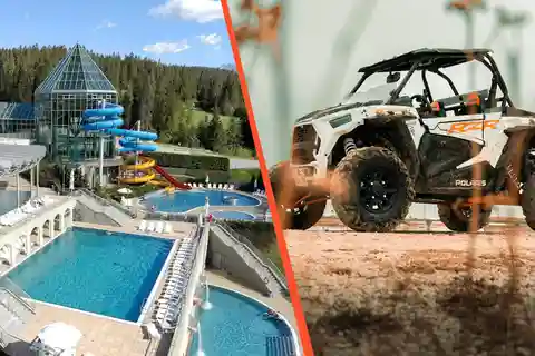Cracovia: aventura en buggy con hoguera y piscinas termales