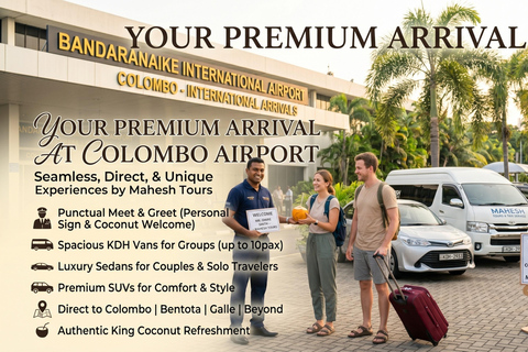 Colombo: Bentota | Hikkaduwa | Galle | Weligama Welcome Tour Colombo: South Welcome Tour KDH High Roof Van