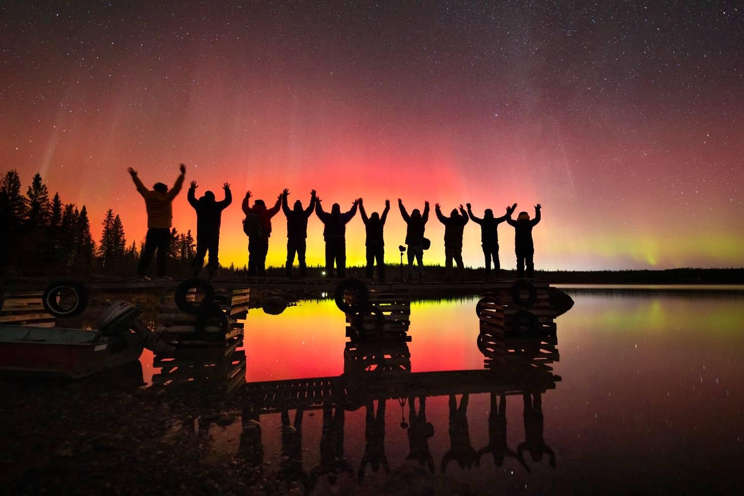 Yellowknife: Ganztägige Städtetour mit Aurora View und Seen
