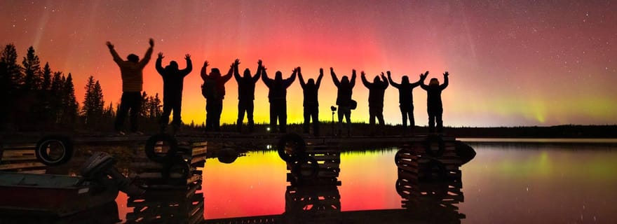 Yellowknife : visite citadine d'une journée avec vue sur les aurores boréales et les lacs