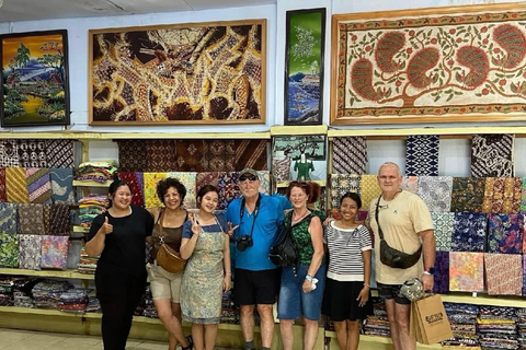 Cykla till Plaosan-templet, lokal industri och batikkonsttur