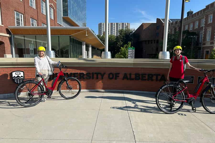 Edmonton: Stadtrundfahrt mit dem Fahrrad, Highlights und River Valley. Foto: GetYourGuide Edmonton: Stadtrundfahrt mit dem Fahrrad, Highlights und River Valley. Foto: GetYourGuide