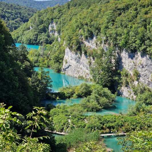 From Zadar: Plitvice Lakes Tour with Entry Ticket and Boat