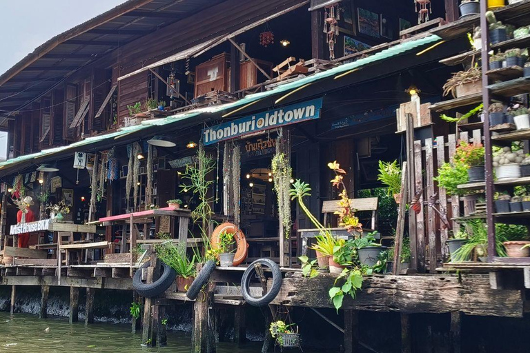 3 Hrs Private boat Tour Bangkok Floating Market by Flat Boat