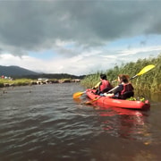 Kayaking the Killarney lakes from Ross Castle. Private group Kayaking the Killarney lakes from Ross Castle. Private group