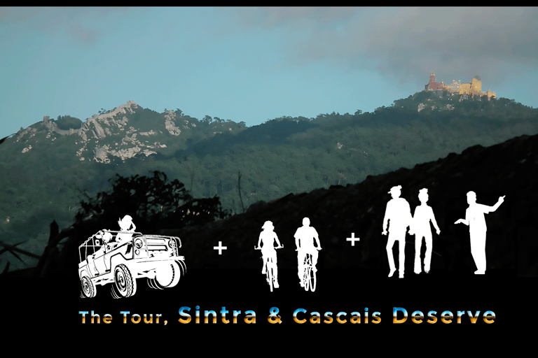 Multi-Mode Sintra-Cascais Nat-Park, Epic Land Full Day Tour! Grand Tour with Meeting Point in Sintra