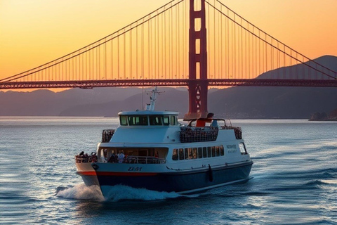 San Francisco: Bay Cruise med App Guidad Tur