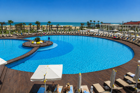 Baku:Private Amburan Beach Club Day Trip with Hotel Transfer