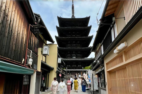 Da Osaka: Tour di un giorno di Kyoto e Nara con avvistamento dei cervi