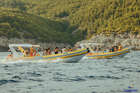 Dubrovnik : Visite de la Grotte Bleue en bateau à moteur l&#039;après-midi avec boissons