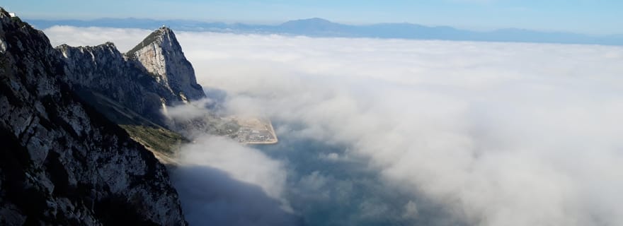 Visite à pied du haut du rocher