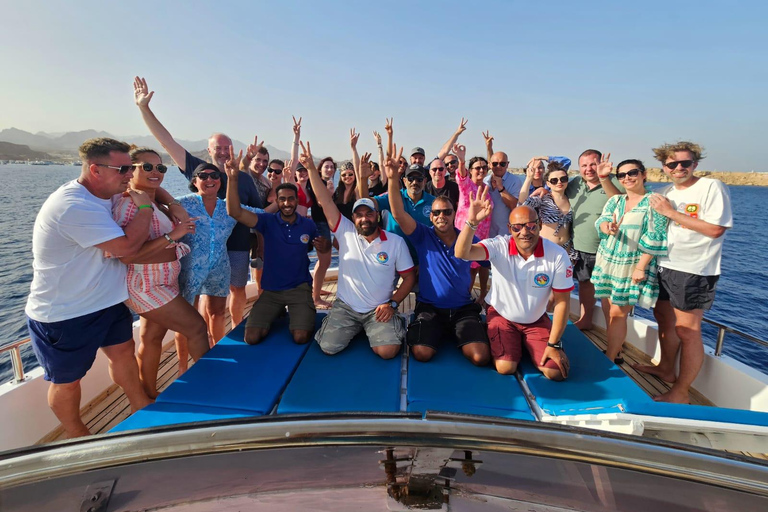 From Sharm El-Sheikh: Ras Mohamed Stingray Station Boat Trip