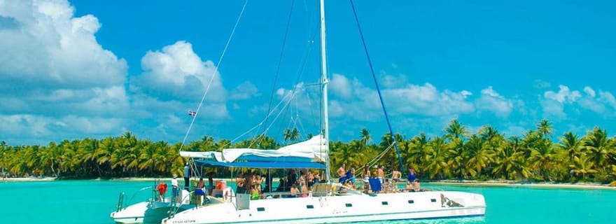 Juan Dolio : visite d'une jounée de l'île de Saona avec déjeuner et boissons
