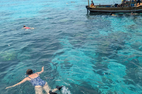 Zanzibar;Blue Safari Snorkeling & Blue Lagoon with BBQ lunch Pickup anywhere (All inclusive)