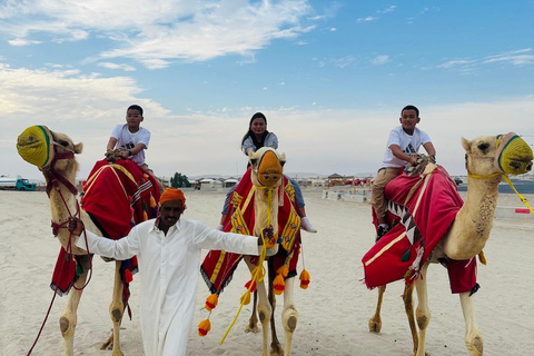 Doha: Desde la terminal de cruceros Safari por el desierto y tour de la ciudad Día completo