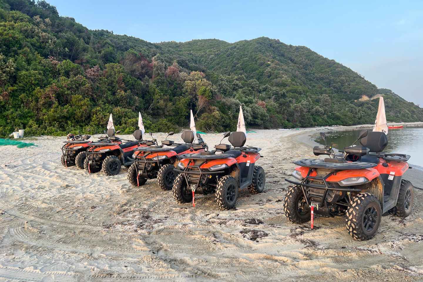 Excursion en quad au cap de Rodon depuis la baie de Lalzi, Albanie
