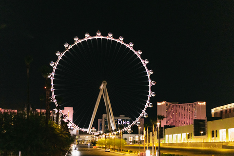 Las Vegas: Tour panoramico notturno in autobus scoperto20:00 Tour serale per soli adulti (21+) con bevanda