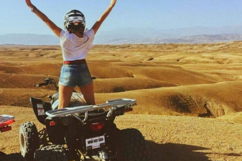 Marrakech: Agafay Desert Quad Bike with Lunch and Pool