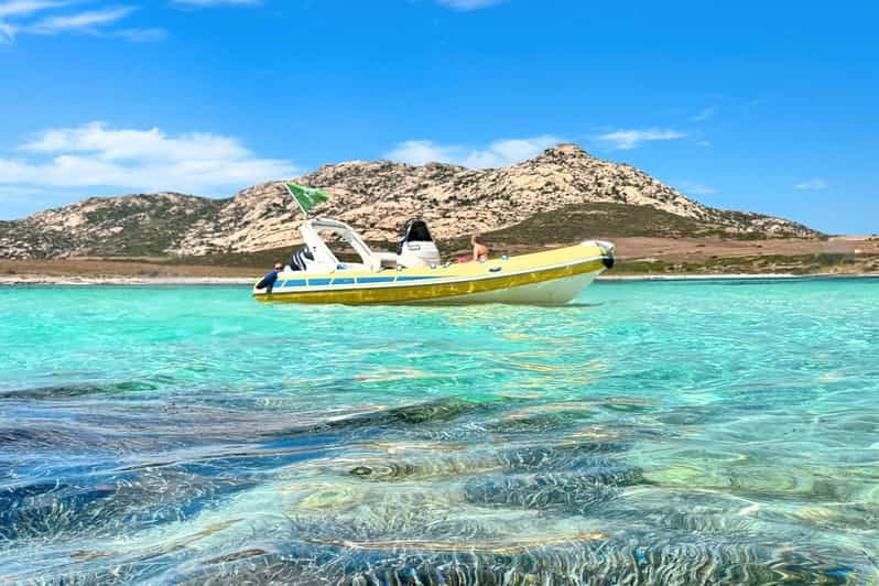 From Stintino: Half-Day Dinghy Tour of Asinara with Aperitif