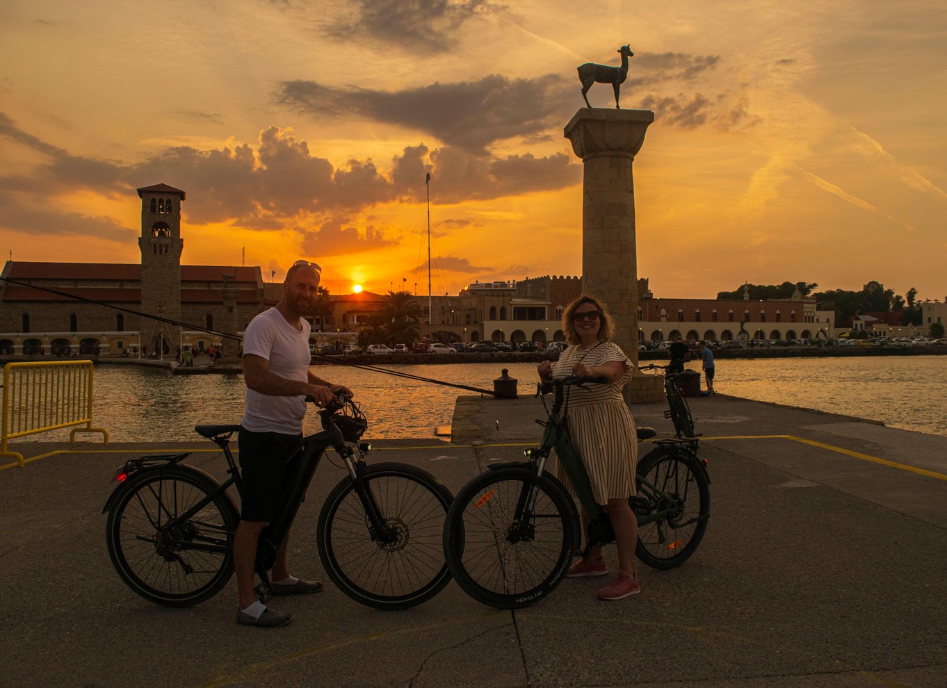 Rhodos: E-bike højdepunkter solnedgang eller morgen fototur