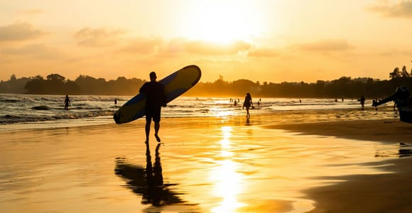 South Lombok Surf, Beaches, Bat Cave & Sunset Tour