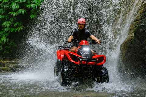 Ubud: Ayung River Rafting & Kuber Quad with Cave & Waterfall Single/Tandem ATV Quad & River Rafting | Transfer Gianyar