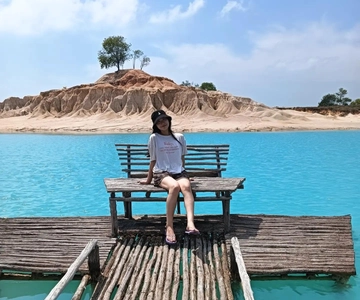 Bintan: Guidet tur i Bintan-ørkenen og den blå innsjøen
