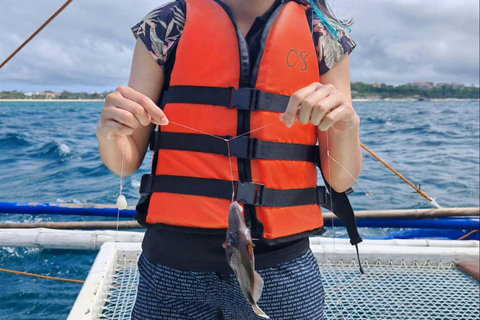Boracay Private Island Hopping with Fishing & Island Explore Sunset Island Hopping with Fishing (4-7 Pax)