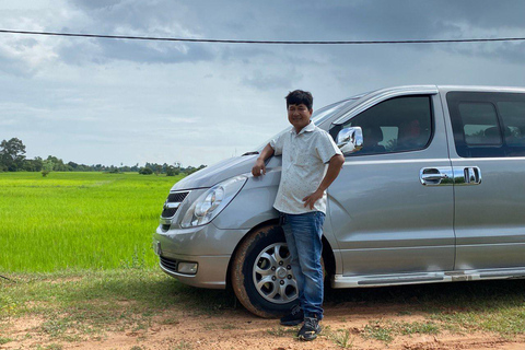 Traslado en taxi privado de Pattaya a Siem Reap