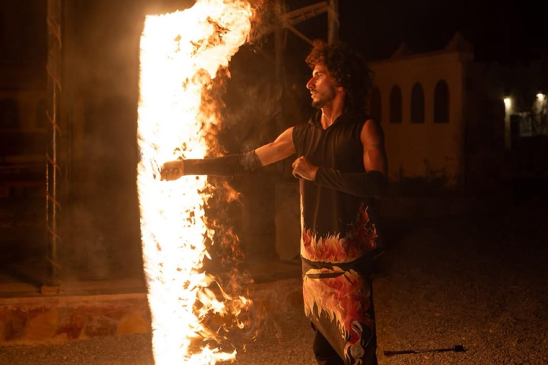 Hurghada: Tent Village Camp ATV Ride, Camel, BBQ Dinner Show Tent Village Camp ATV Ride + Dinner&Show (Group Tour)