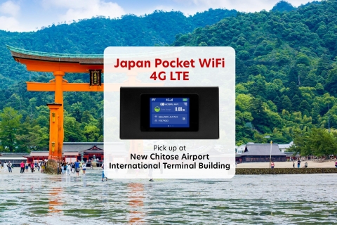 Japonia: kieszonkowy router Wi-Fi z nowym odbiorem z lotniska ChitoseWynajem na 6 dni