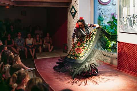 Flamenco show at Casa de la Memoria in Seville