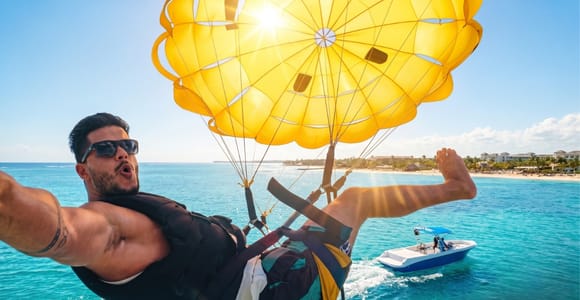 Punta Cana Parasailing Adventure: Panoramic Flight over the Caribbean