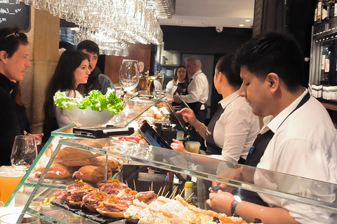 San Sebastián: tour dei pintxo con un ex chef e abbinamenti di vini