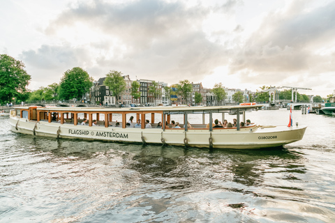 Amsterdam: Klassische Bootsfahrt mit Käse & Wein OptionTour mit Treffpunkt am Hauptbahnhof ohne Käse und Getränke