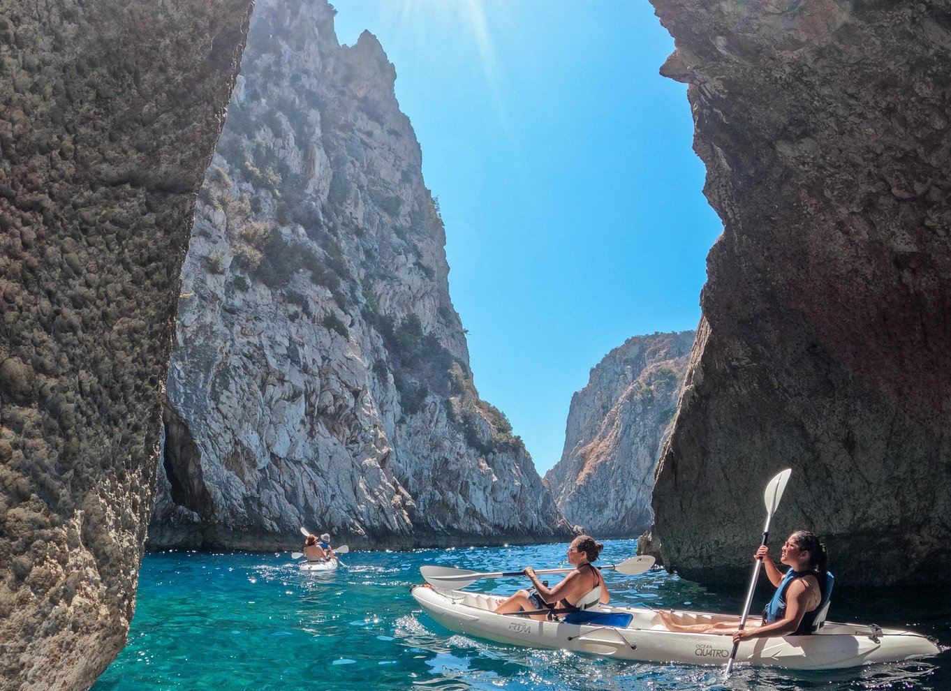 Capri: Kajaktur til grotter og strande med GoPro-billeder