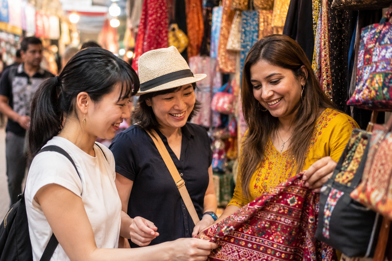 Delhi: Private Shopping Tour with Markets & Local Bazaars Exclusive Private Half-Day Shopping Tour with ( Car+Guide )