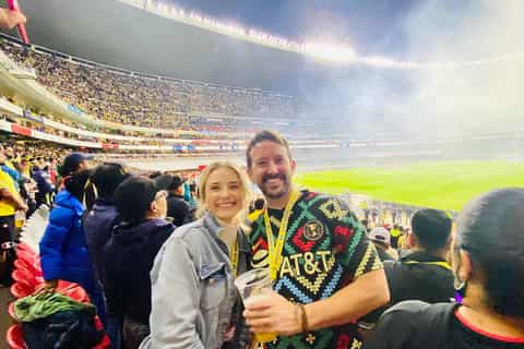 Soccer Arena Azteca Indoor Soccer Pemandangan Udara Stadion Aztec