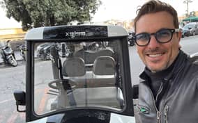 Rome:tour in Golfcart private, imperial city, hotel pick-up.