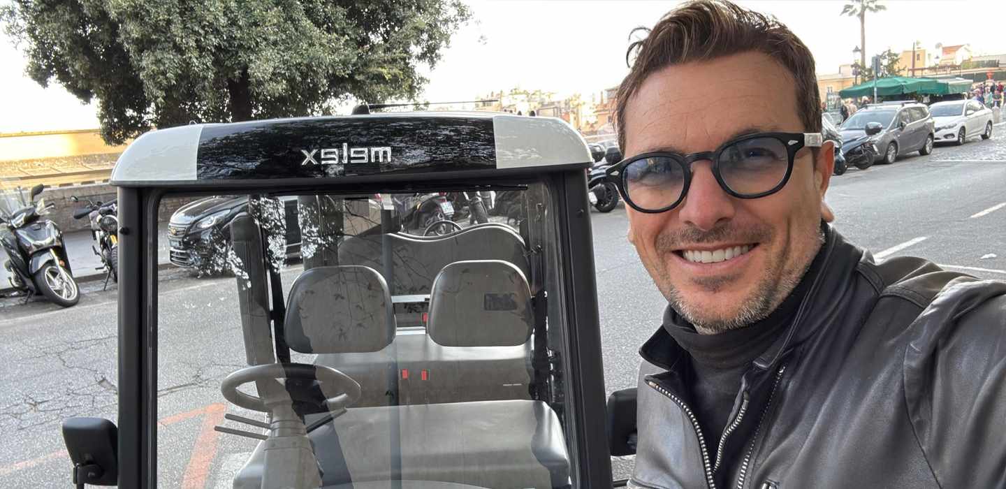 Rom: Imperiale Stadt, private Golfcart-Tour & Hotelabholung.