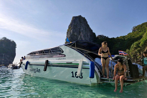 Krabi Classic 4-Island Tour with Snorkeling & Hotel Pickup Speedboat 4-Island Tour–（Excludes Post-Sun Care Spa）
